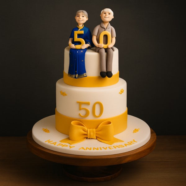 50th Anniversary Designer Cake