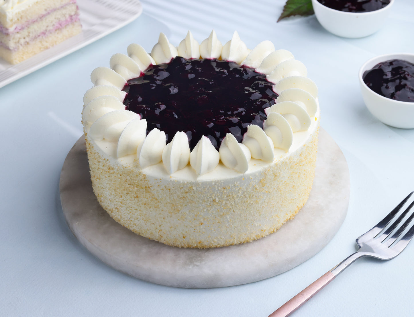 Blueberry Moist Cake