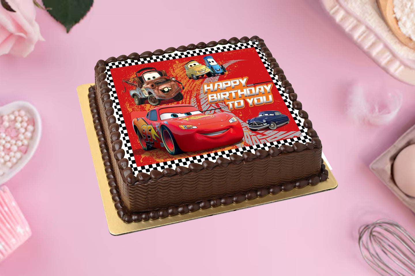Car War Birthday Cake