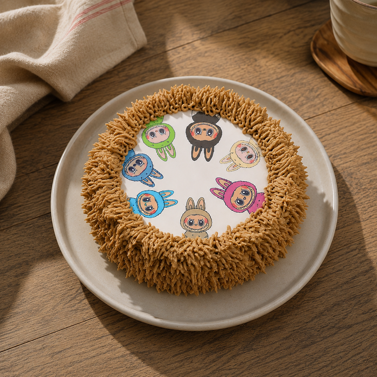 Labubu Doll Bento Cake