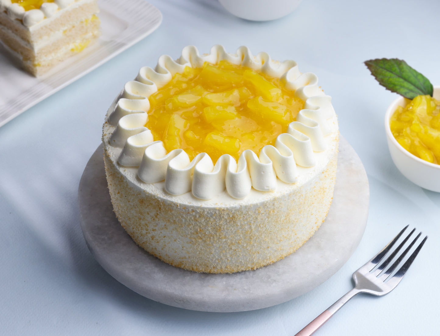 Tropical Pineapple Delight Cake