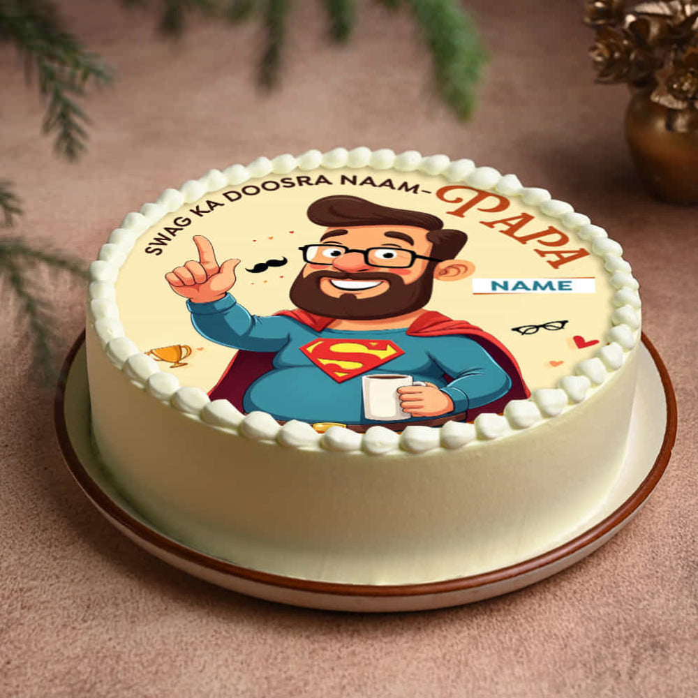 The SuperSwag Dad Theme Cake