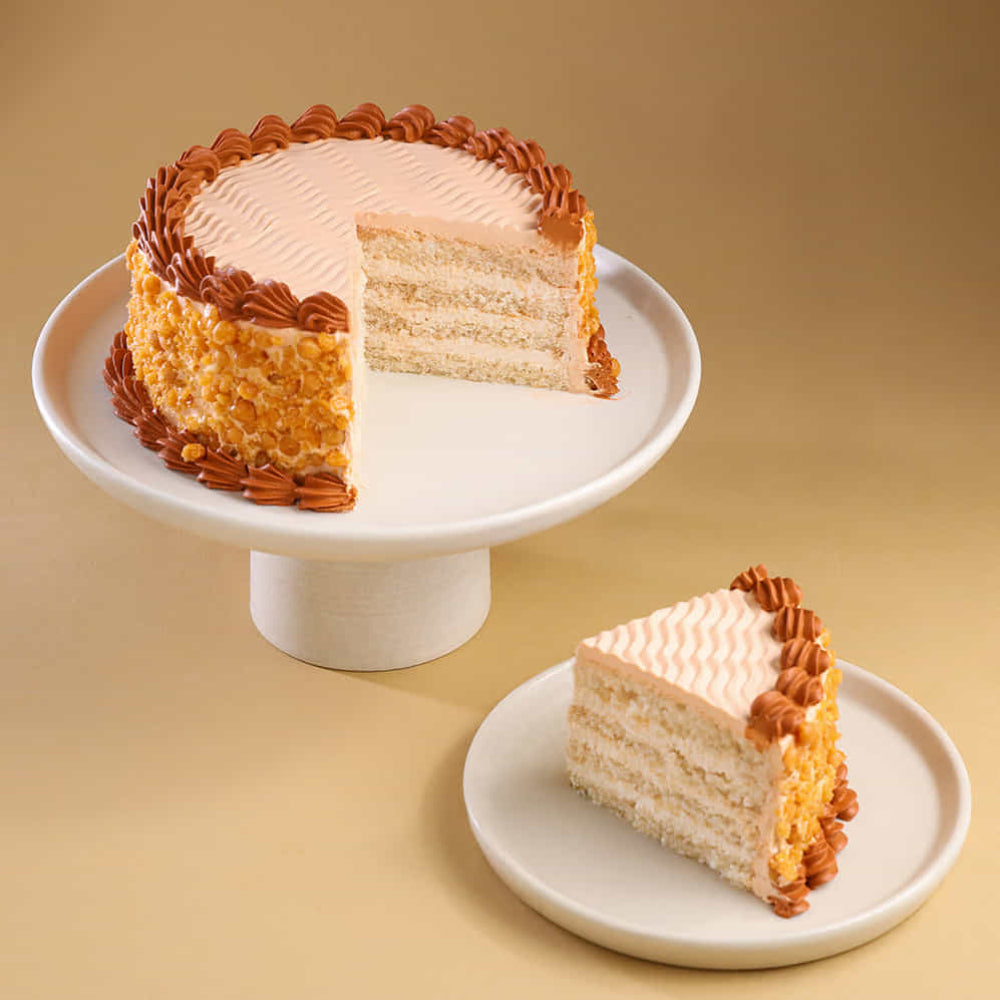 Crunchy Butterscotch Cake