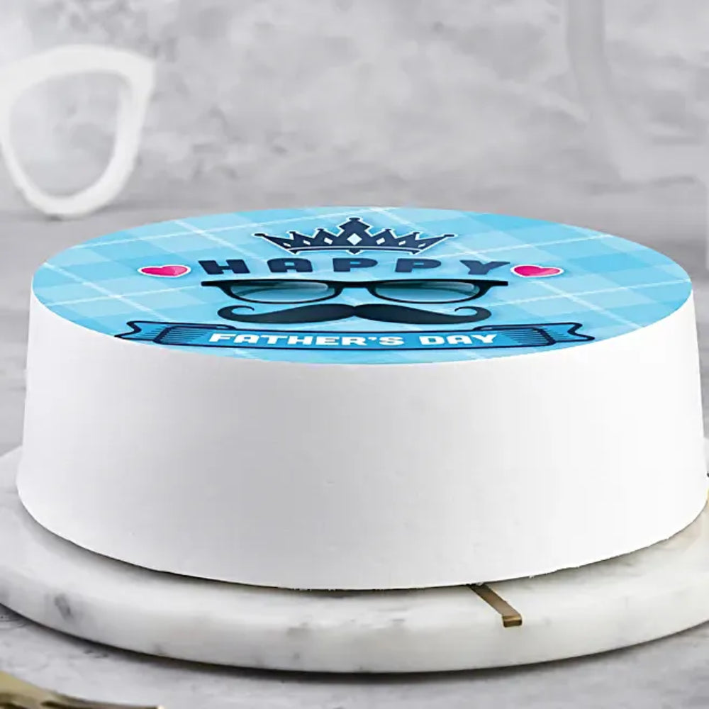 King Dad Photo Cake