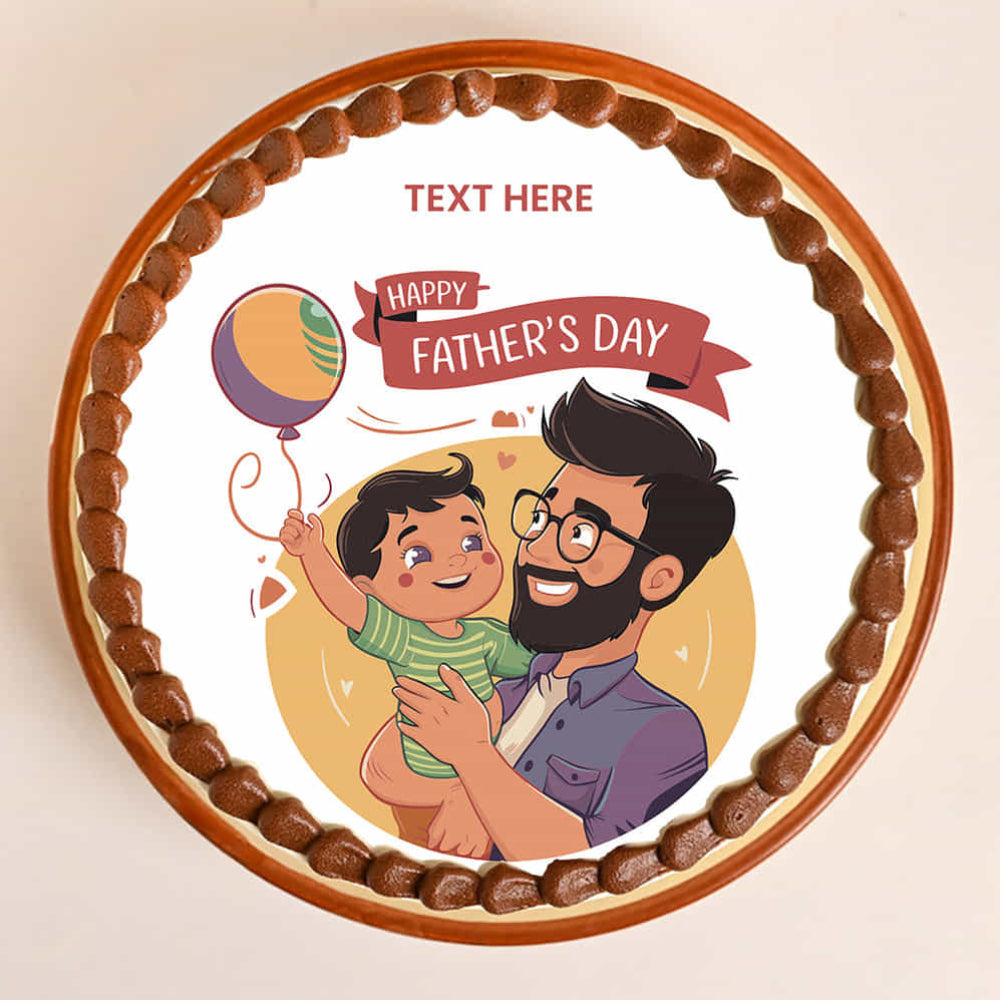 Fathers Day Theme Cake