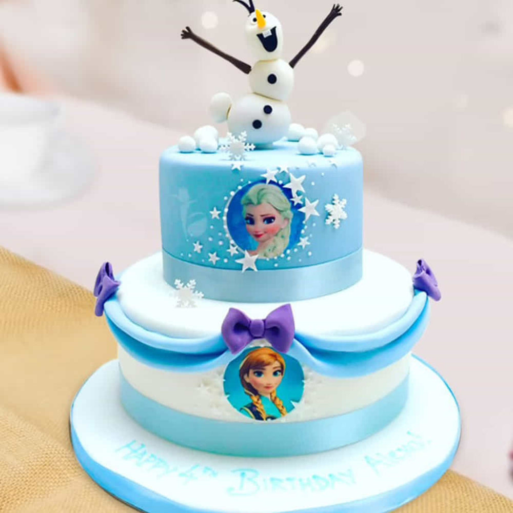 Frozen Fondant Cake