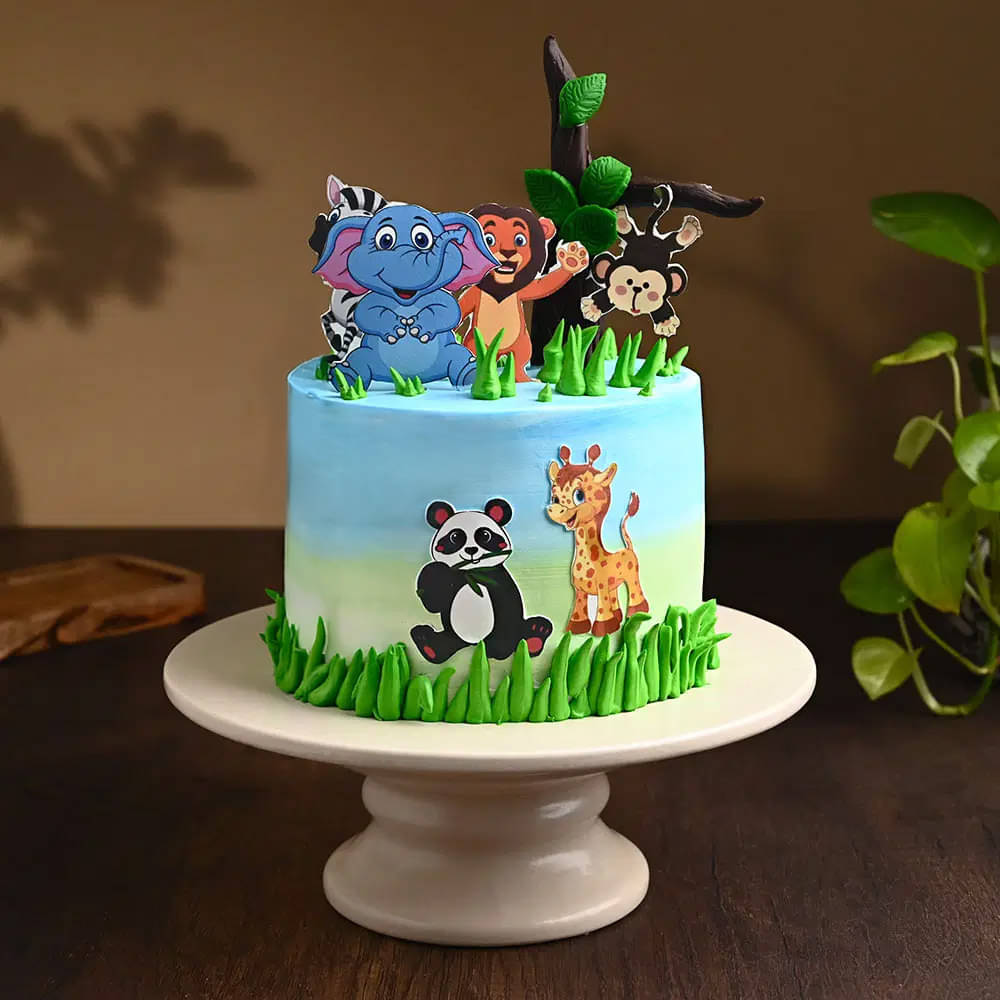 Jungle Theme Cake