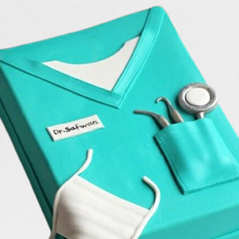 Doctor Dress Cake