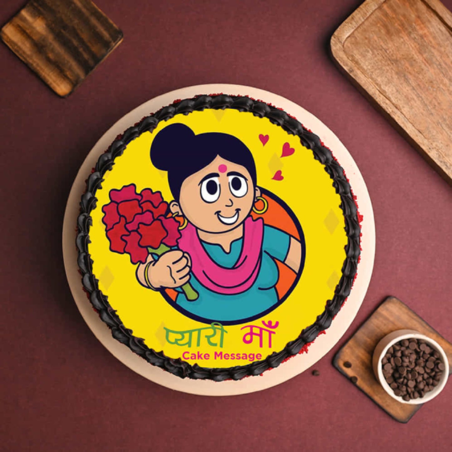 Poster Cake for Pyaari Maa