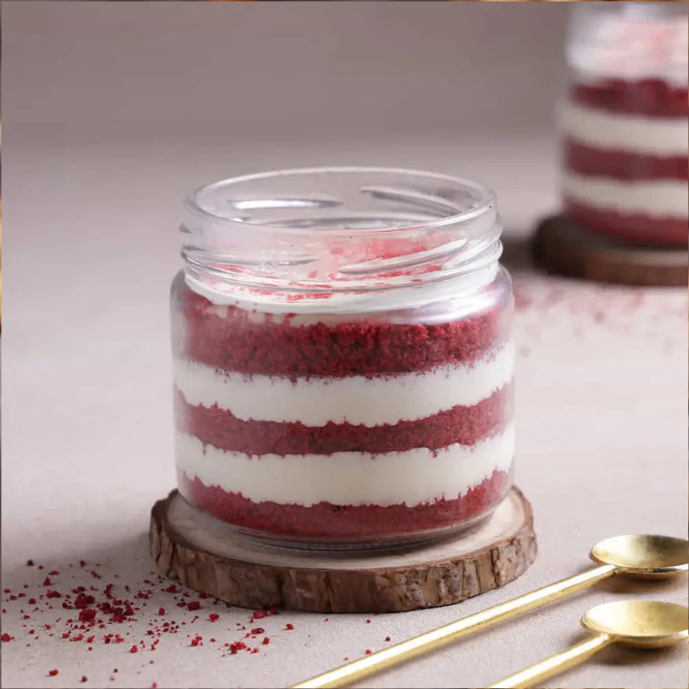Red Velvet Jar Cake