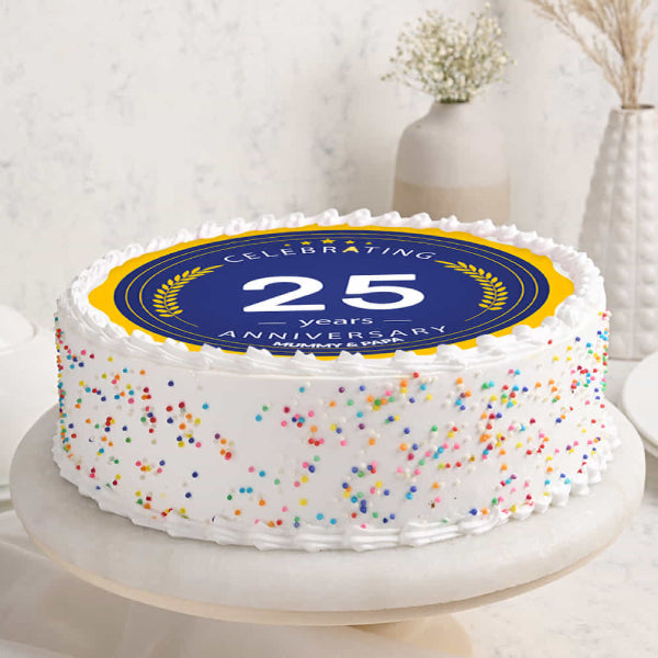 25th Anniversary Poster Cake