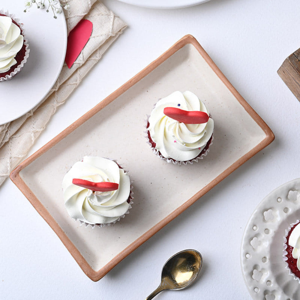 Valentine Red Velvet Cupcake Duo