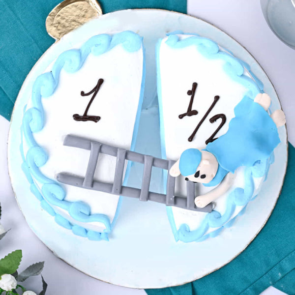 Halfway to One Joy Pineapple Cake