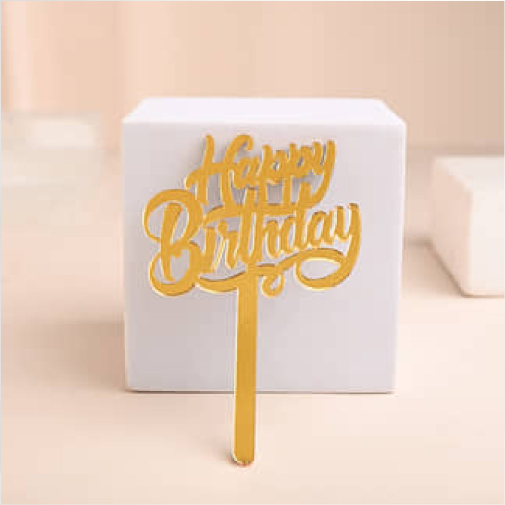 Happy Birthday Cake Topper