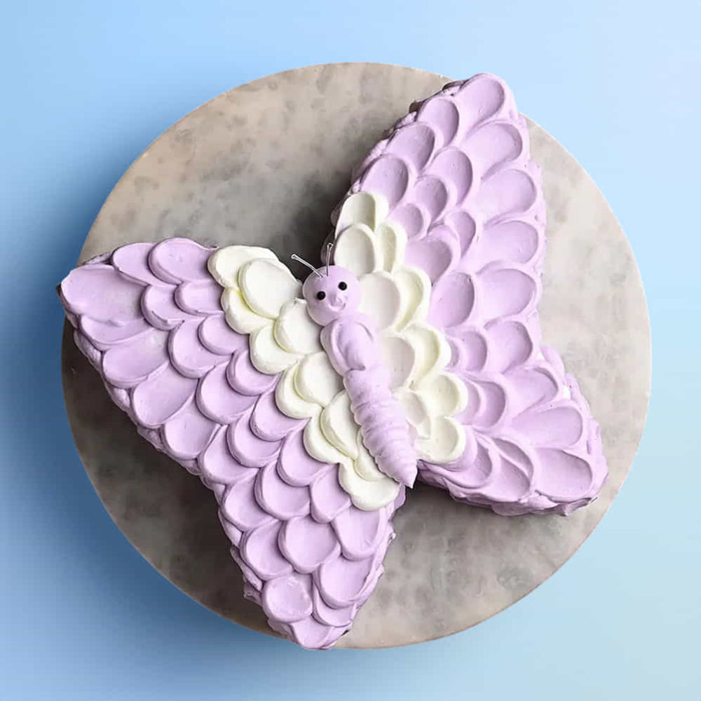 Purple Butterfly Cake