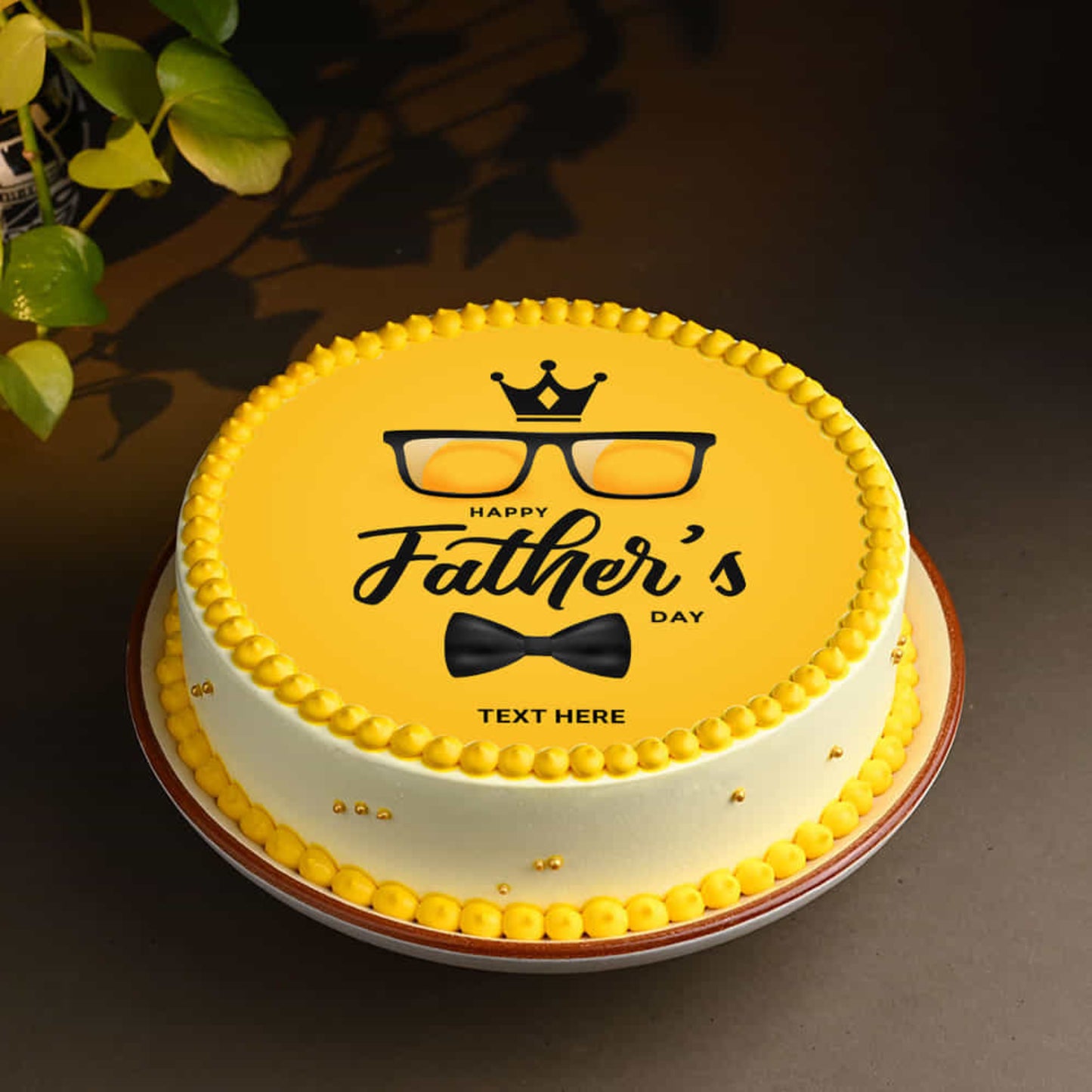 Happy Fathers Day Photo Cake
