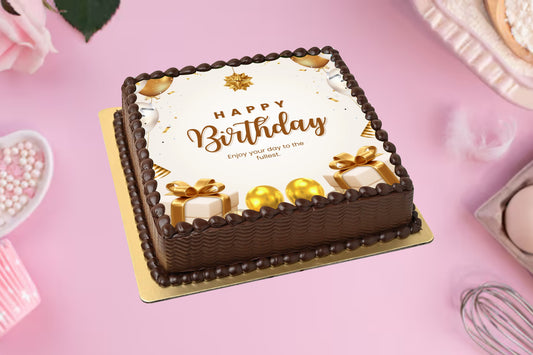 Birthday Special Square cake