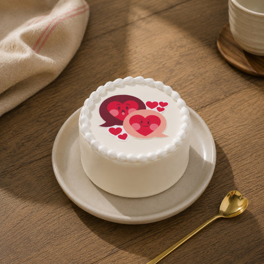 Smiling Hearts Bento Cake