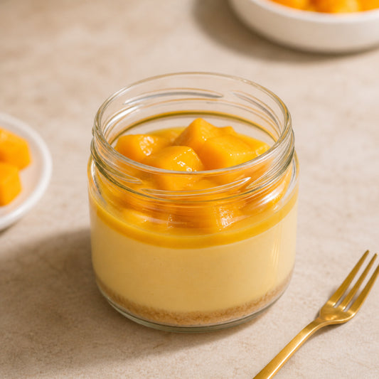 Mango Cheesecake Jar