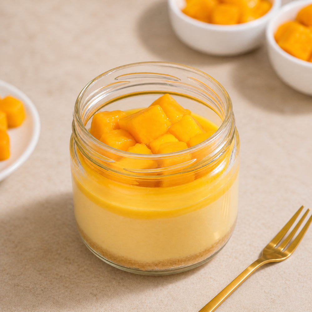 Mango Cheesecake Jar