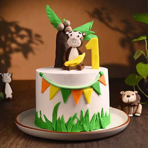 Monkey Mischief Cake