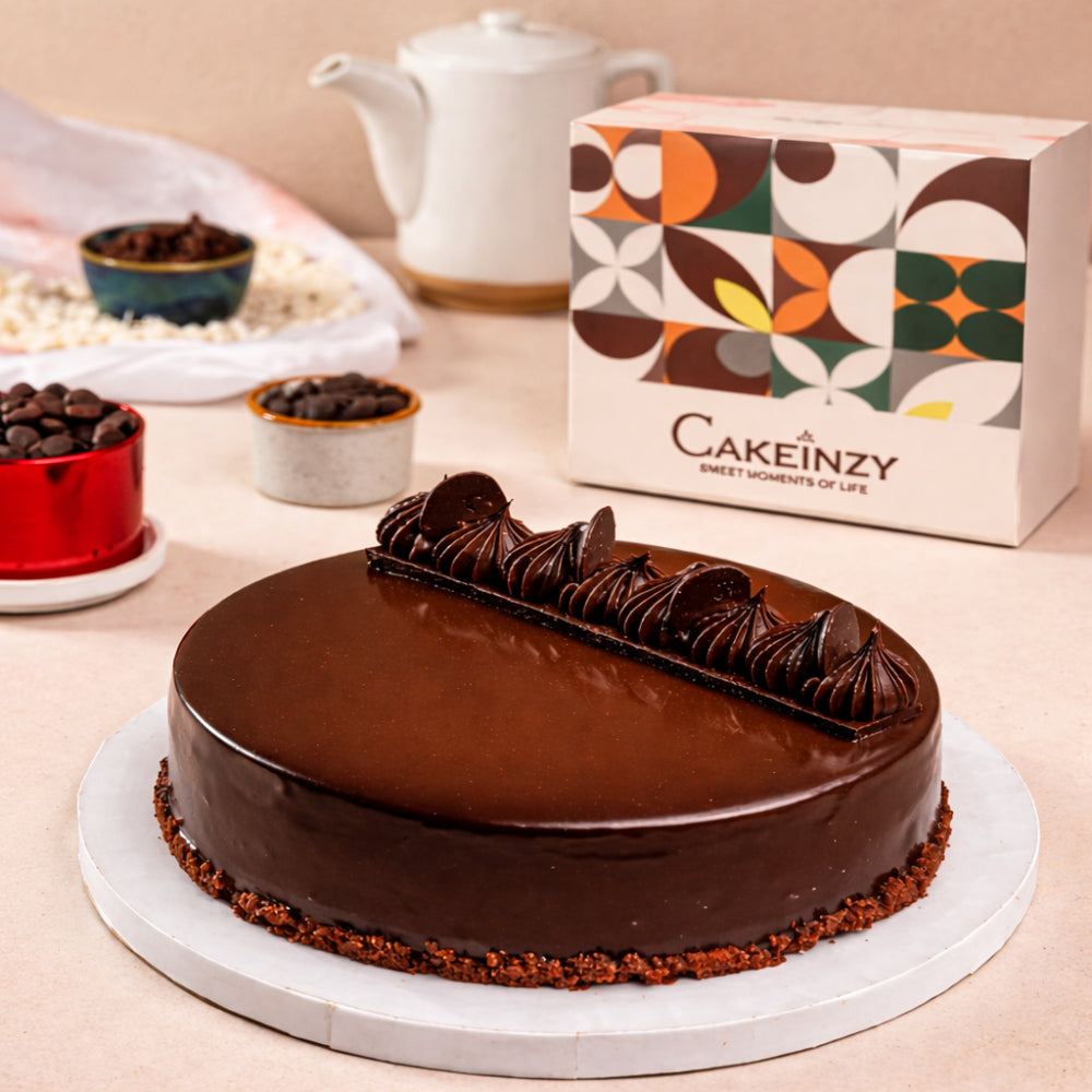 Rich Chocolate Truffle Cake