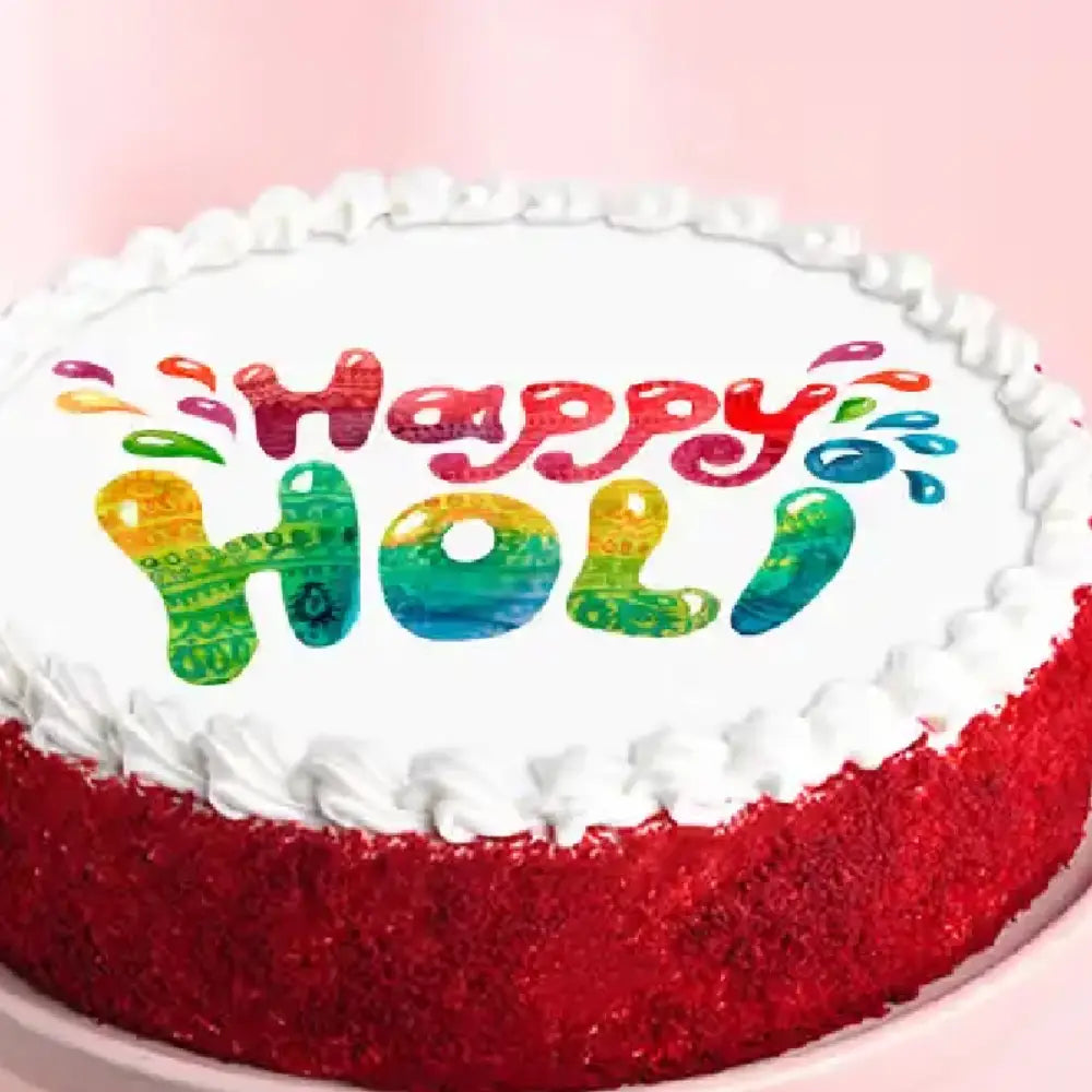 Holi Red Velvet Bliss Cake