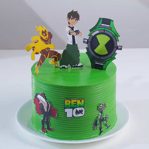 Ben Ten N Aliens Theme Cake