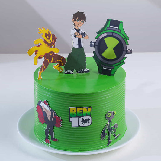 Ben Ten N Aliens Theme Cake
