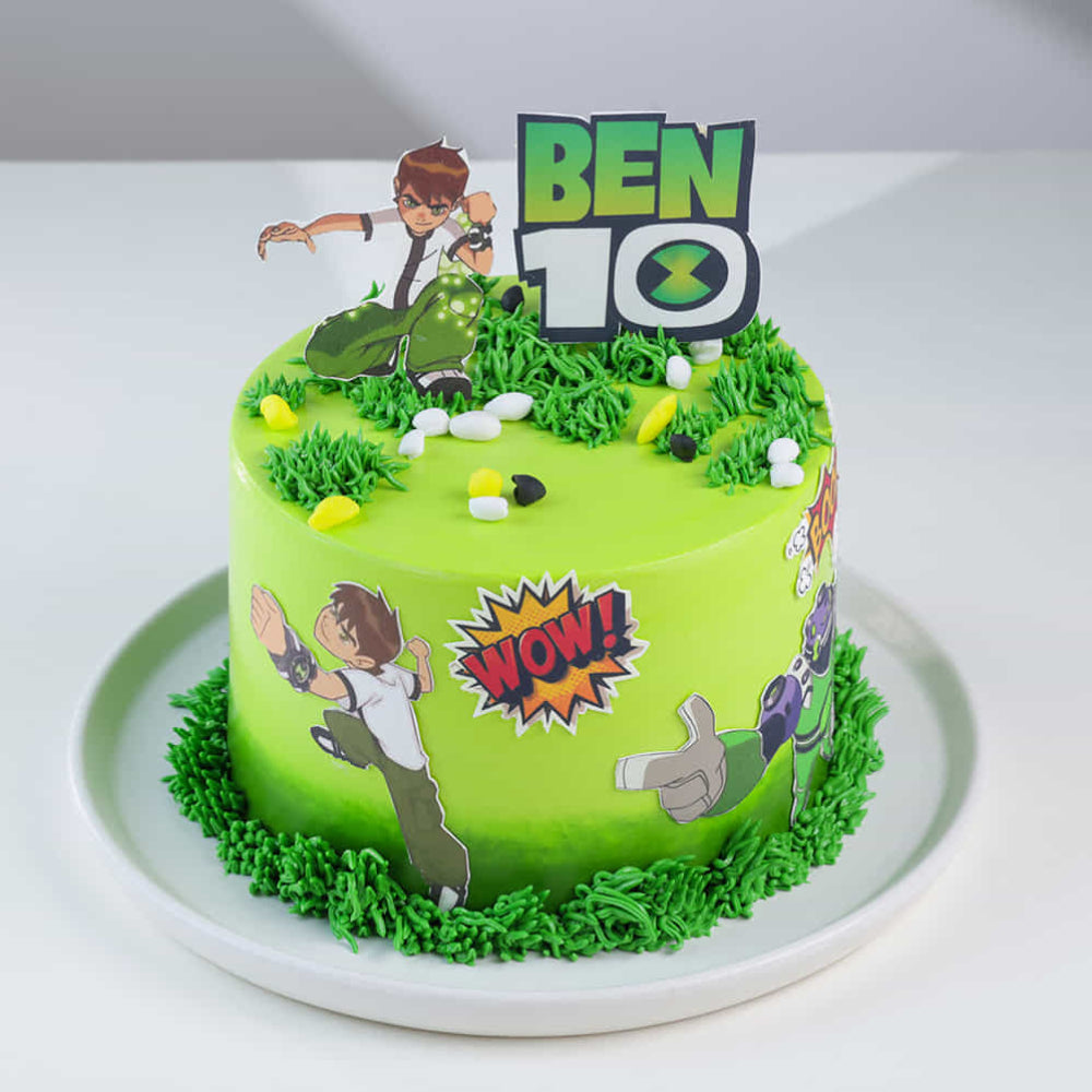 Ben Ten Action Theme Cake