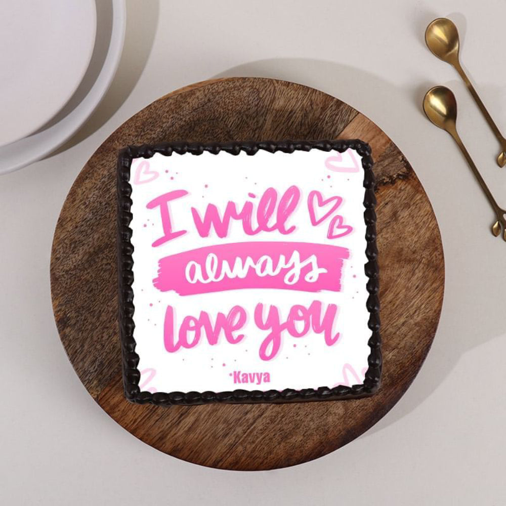 Promise Day Theme Cake