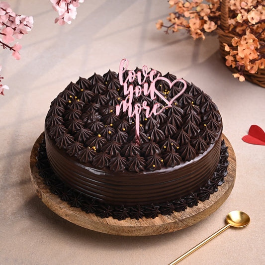 Love You More Chocolate Cake