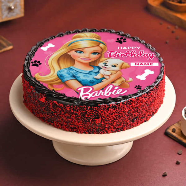 Barbie Dream Birthday Photo Cake