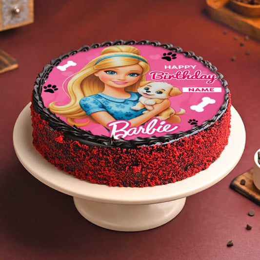 Barbie Dream Birthday Photo Cake