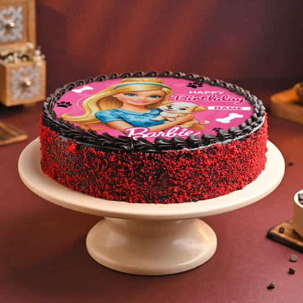 Barbie Dream Birthday Photo Cake