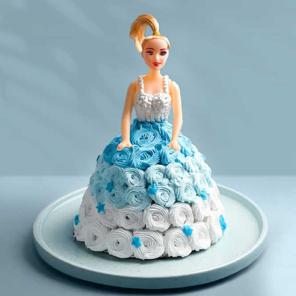 Barbie Floral Gown Cake