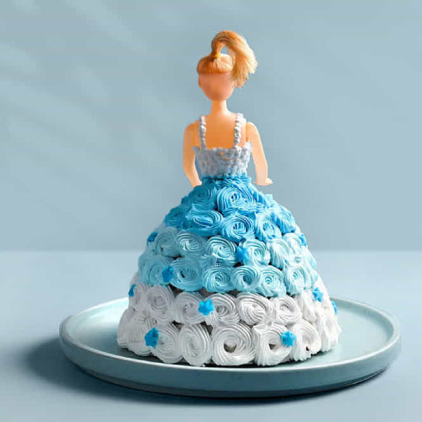 Barbie Floral Gown Cake