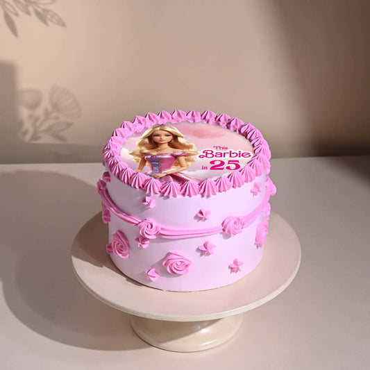 Barbie Cream Cake