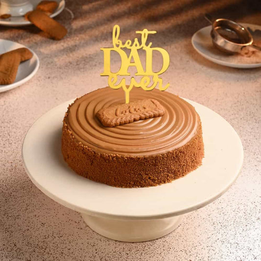Best Dad Biscoff Cheese Cake