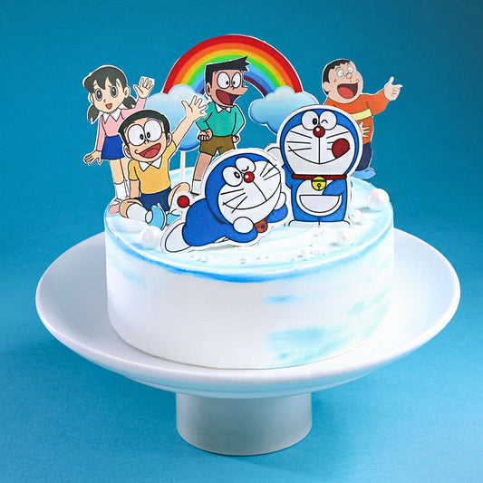 Clouds N Rainbows Doraemon Cake