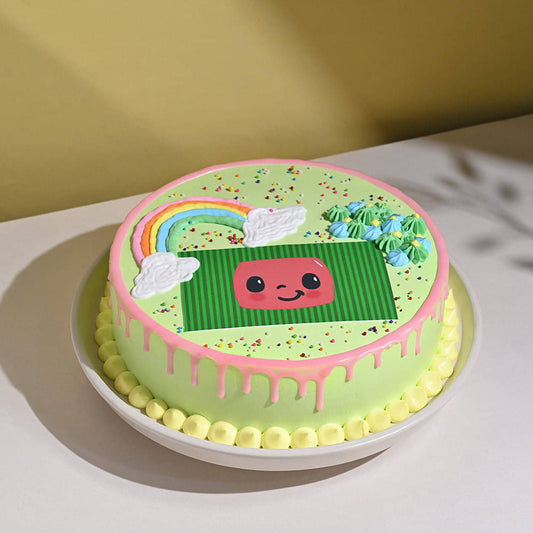 Cocomelon Rainbow Cake