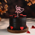 Chocolate Cake With Love Topper