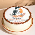 Perfect Couple Anniversary Theme Cake