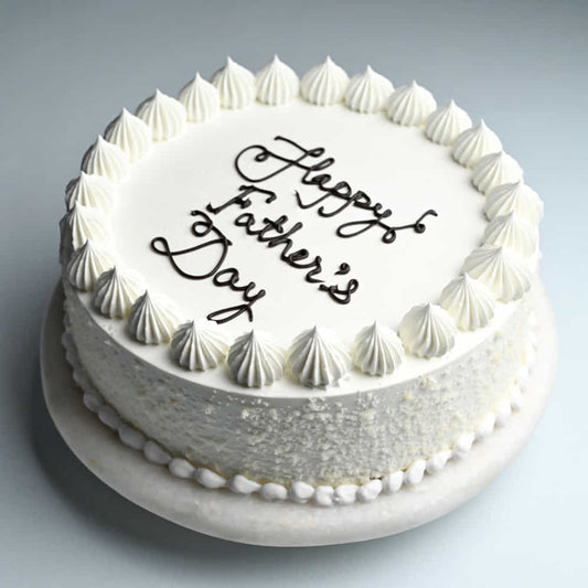 Vanilla Fathers Day Cake