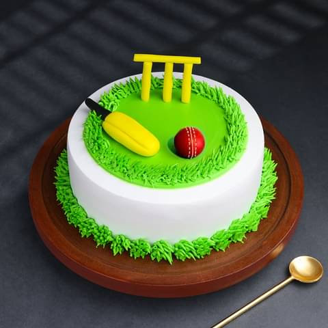 Cricket Pitch Cake