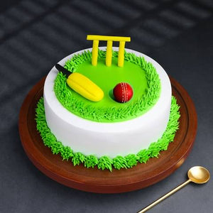 Cricket Pitch Cake