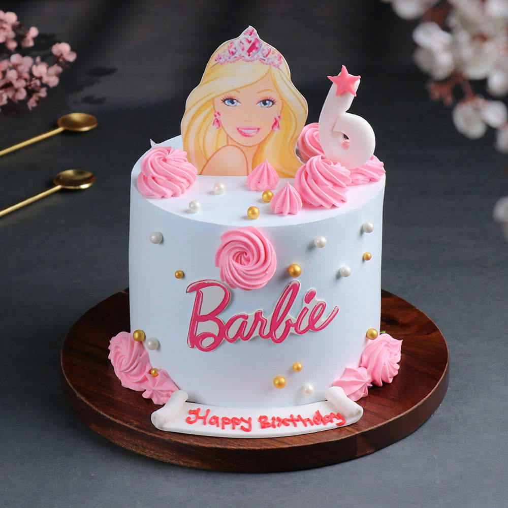 Barbie Cream Cake