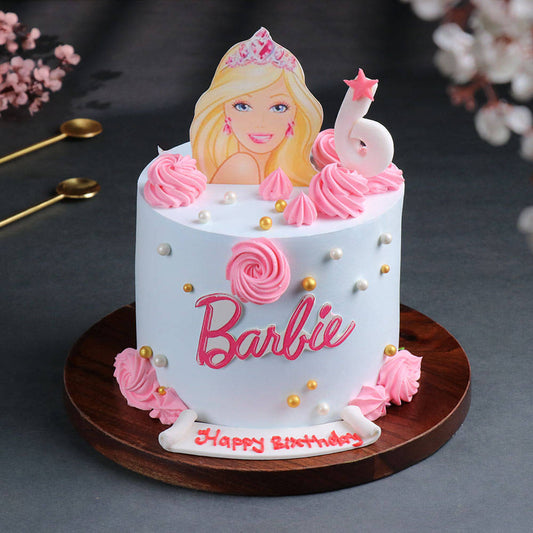 Barbie Cream Cake