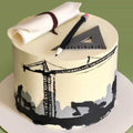Detailed Architect Themed Cake