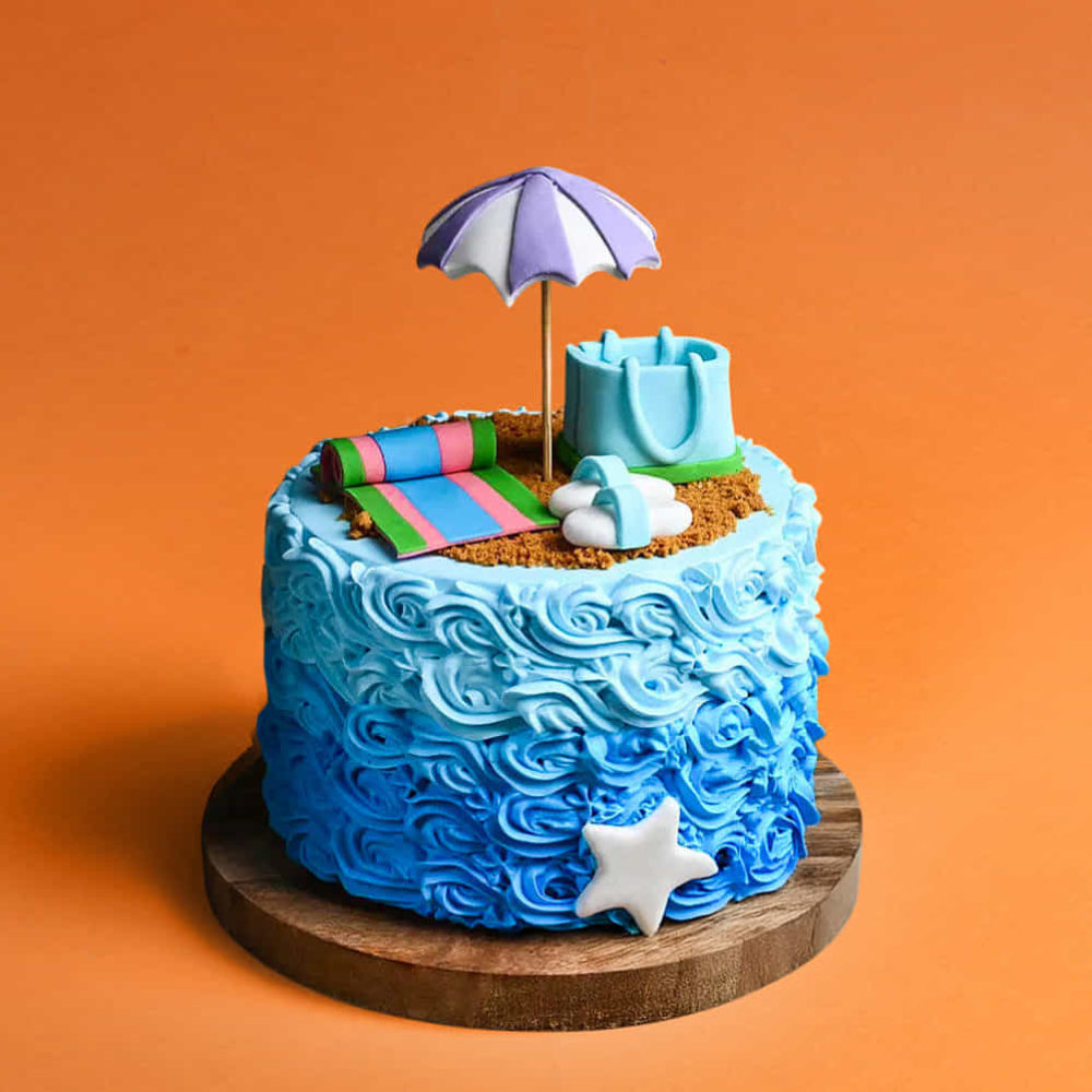Beachside Bliss Travel Cake